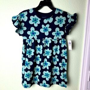 NWT 3T Spring flower dress 100% cotton